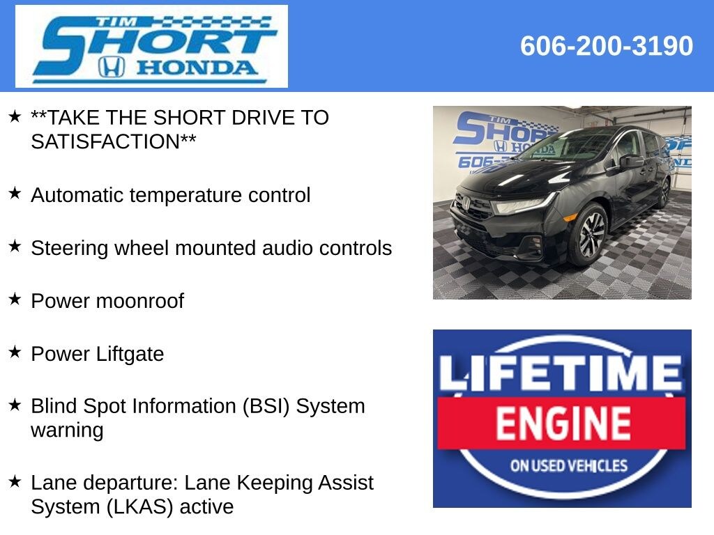 New 2026 Honda Odyssey EX-L Van Passenger