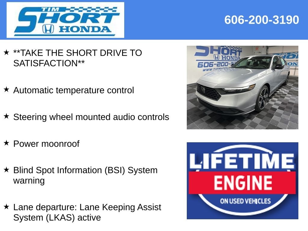 New 2025 Honda Accord Hybrid Sport Sedan