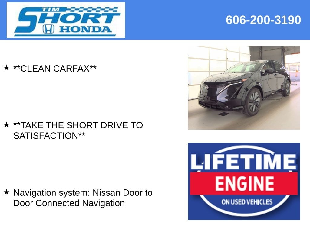 Used 2023 Nissan ARIYA EVOLVE+ SUV