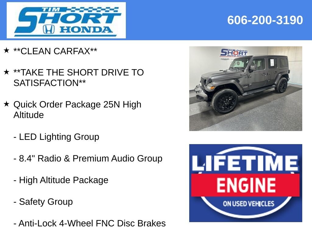 Used 2021 Jeep Wrangler Unlimited Sahara SUV