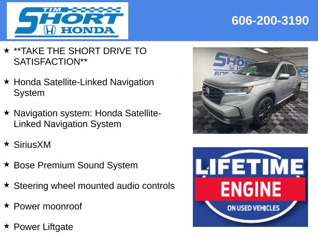 New 2025 Honda Pilot Touring+ SUV