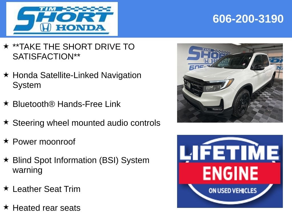 New 2026 Honda Ridgeline Black Edition Two-Tone Truck Crew Cab