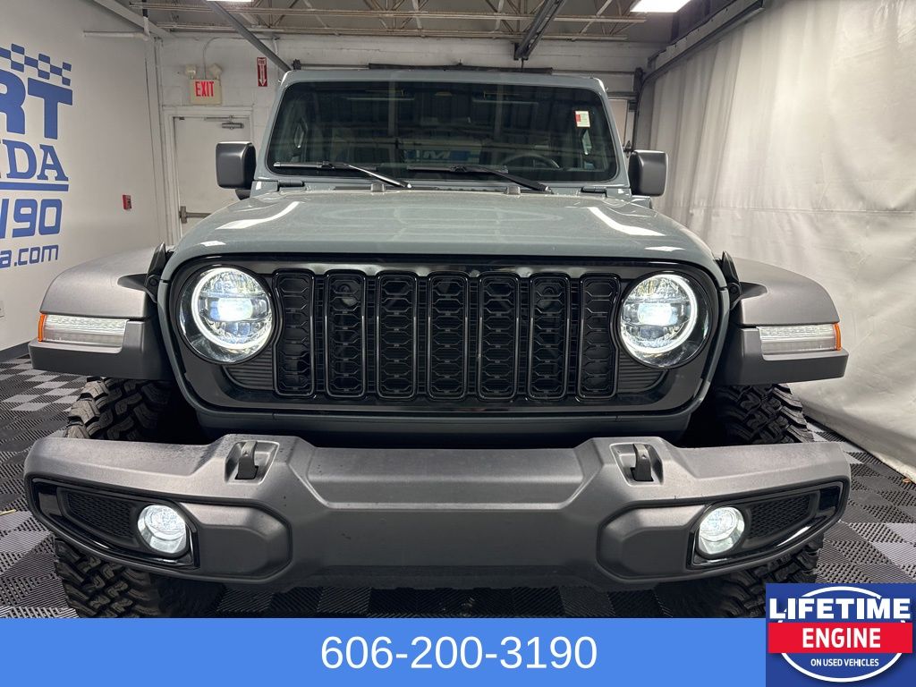 Used 2025 Jeep Wrangler 4xe Willys 4XE with VIN 1C4RJXN60SW584653 for sale in Ivel, KY