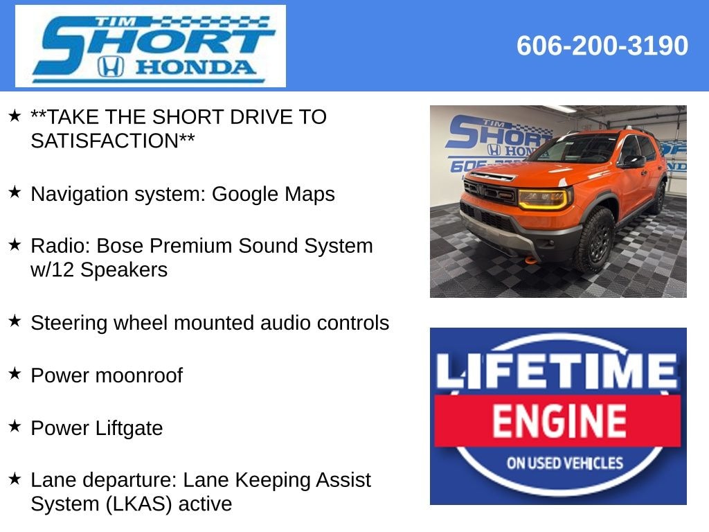 New 2026 Honda Passport TrailSport Elite Blackout SUV