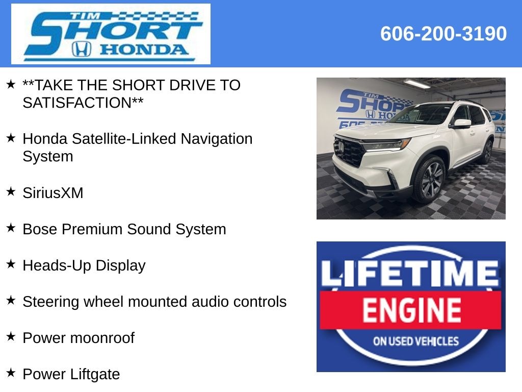 New 2025 Honda Pilot Elite SUV