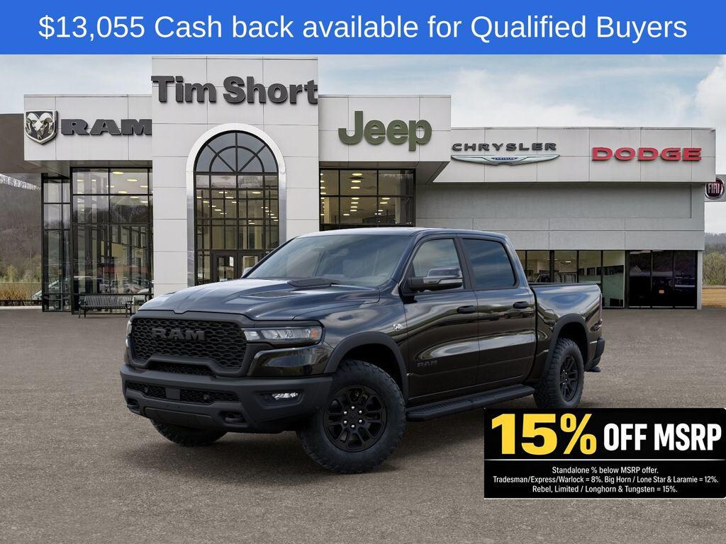 New 2026 Ram 1500 Rebel Crew Cab 4x4 57 Box Truck Crew Cab