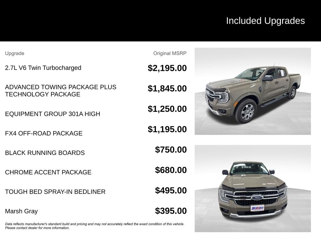 Used 2025 Ford Ranger XLT Truck SuperCrew