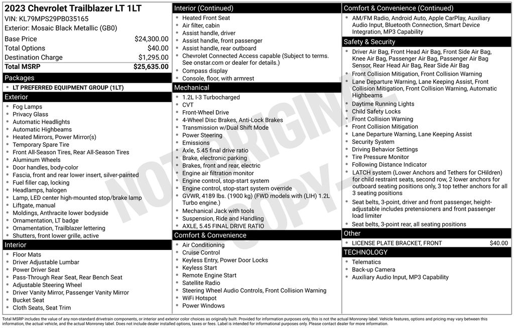2023 Chevrolet TrailBlazer LT - Photo 13