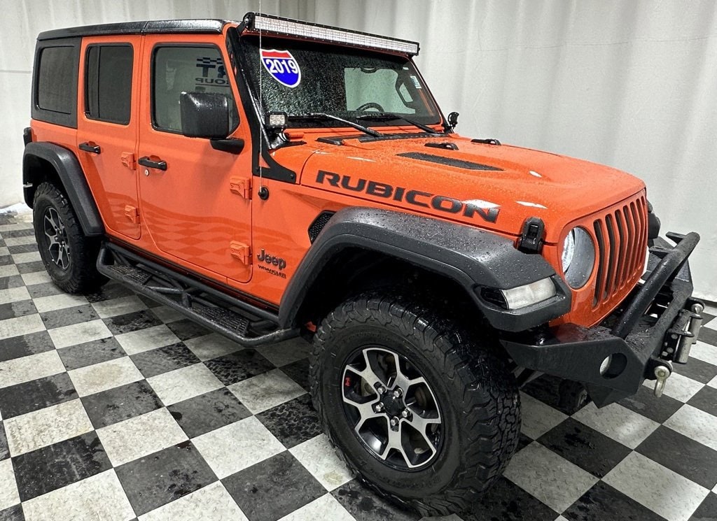 Used 2019 Jeep Wrangler Unlimited Rubicon with VIN 1C4HJXFG3KW620872 for sale in Pikeville, KY