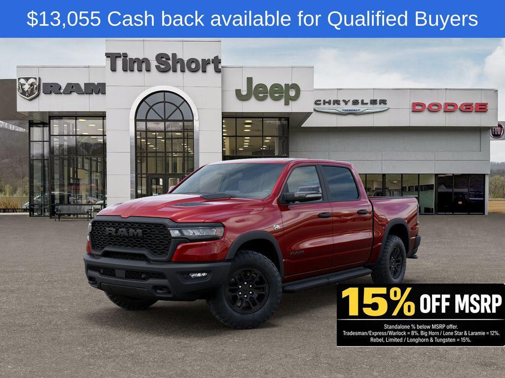 New 2026 Ram 1500 Rebel Crew Cab 4x4 57 Box Truck Crew Cab