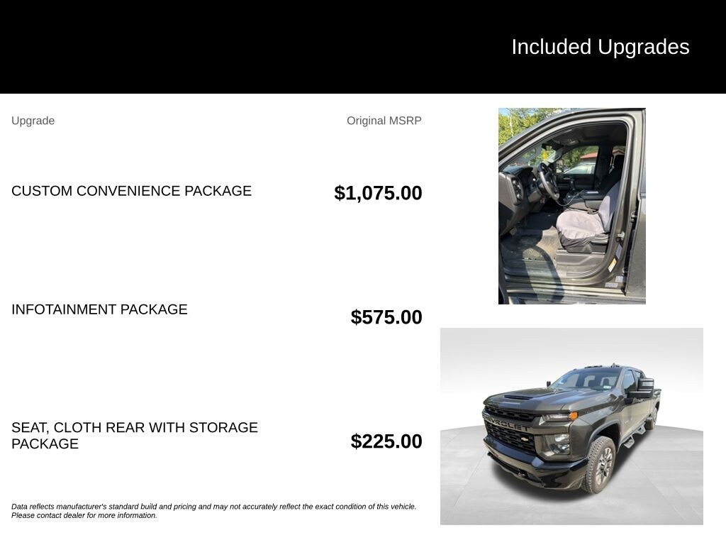 Used 2023 Chevrolet Silverado 2500 HD Custom Truck Crew Cab