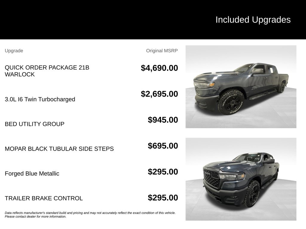 Used 2025 Ram 1500 Tradesman Truck Crew Cab