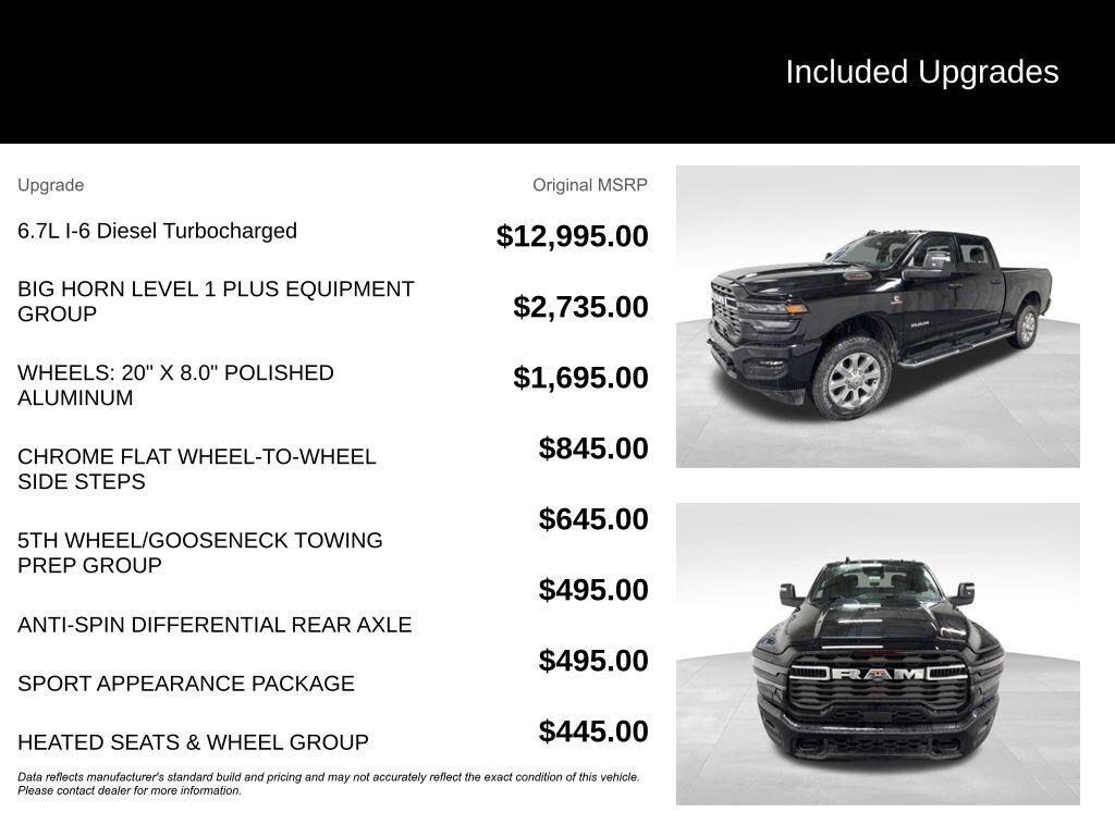 New 2026 Ram 2500 Big Horn Truck Crew Cab