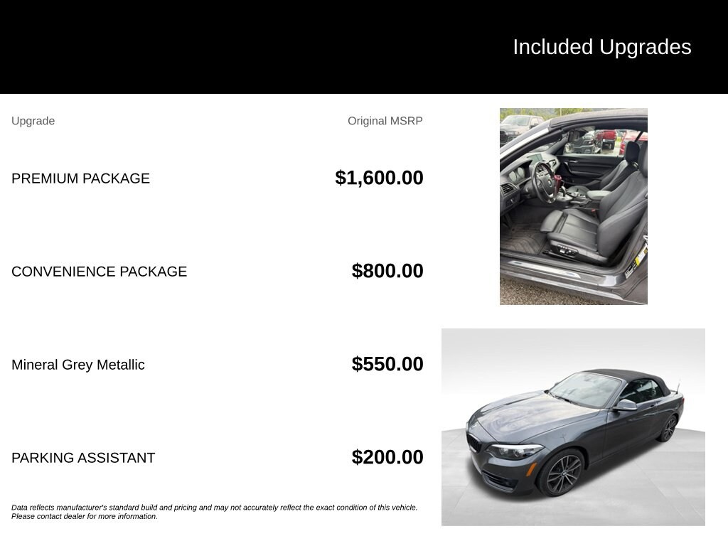 Used 2021 BMW 230i xDrive Convertible