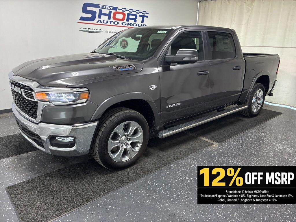 New 2026 Ram 1500 Big Horn Crew Cab 4x4 57 Box Truck Crew Cab