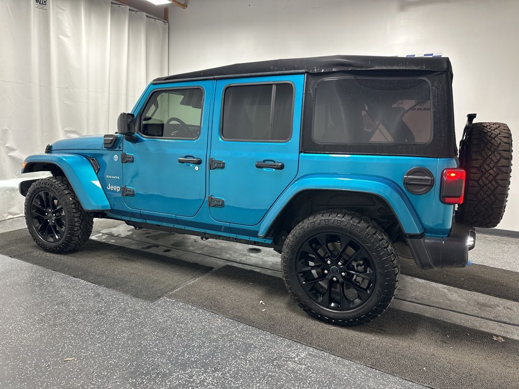 Used 2024 Jeep Wrangler 4xe Sahara 4XE with VIN 1C4RJXP65RW188158 for sale in Pikeville, KY