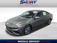 2026 Hyundai Elantra Hybrid Blue Sedan