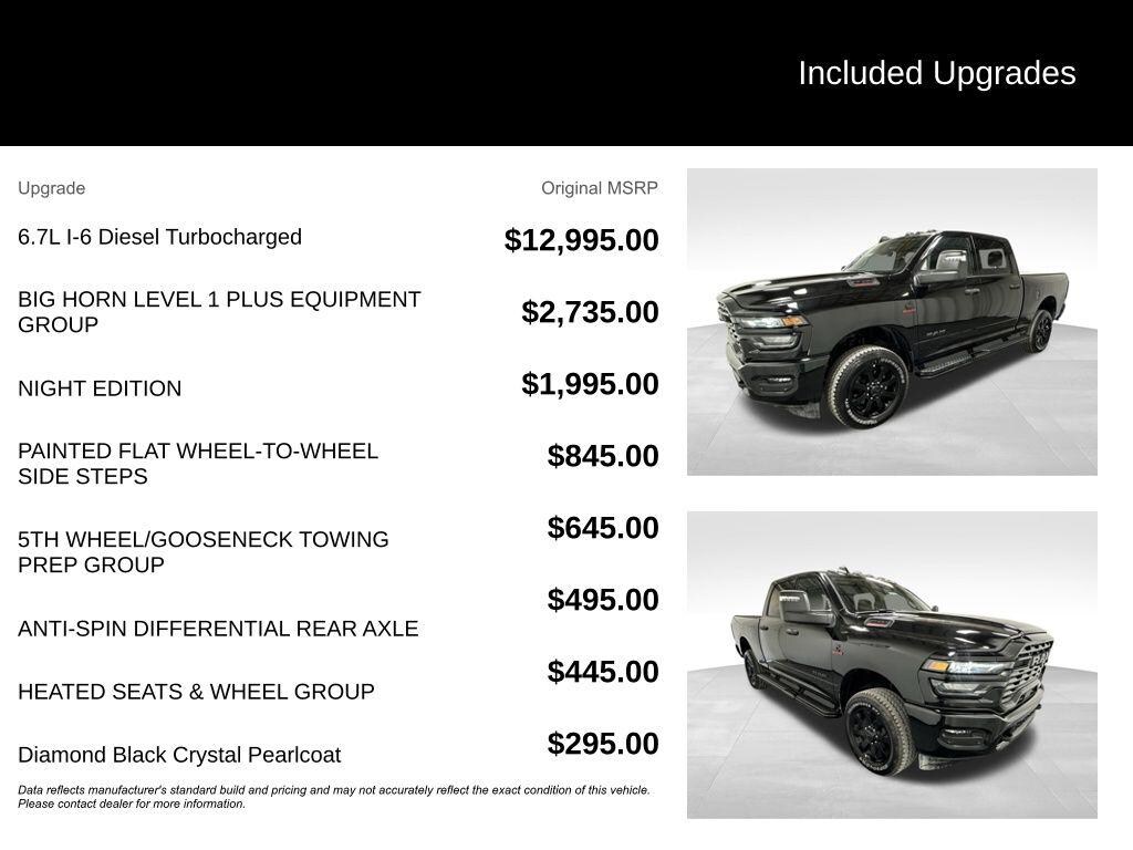 New 2026 Ram 2500 Big Horn Truck Crew Cab