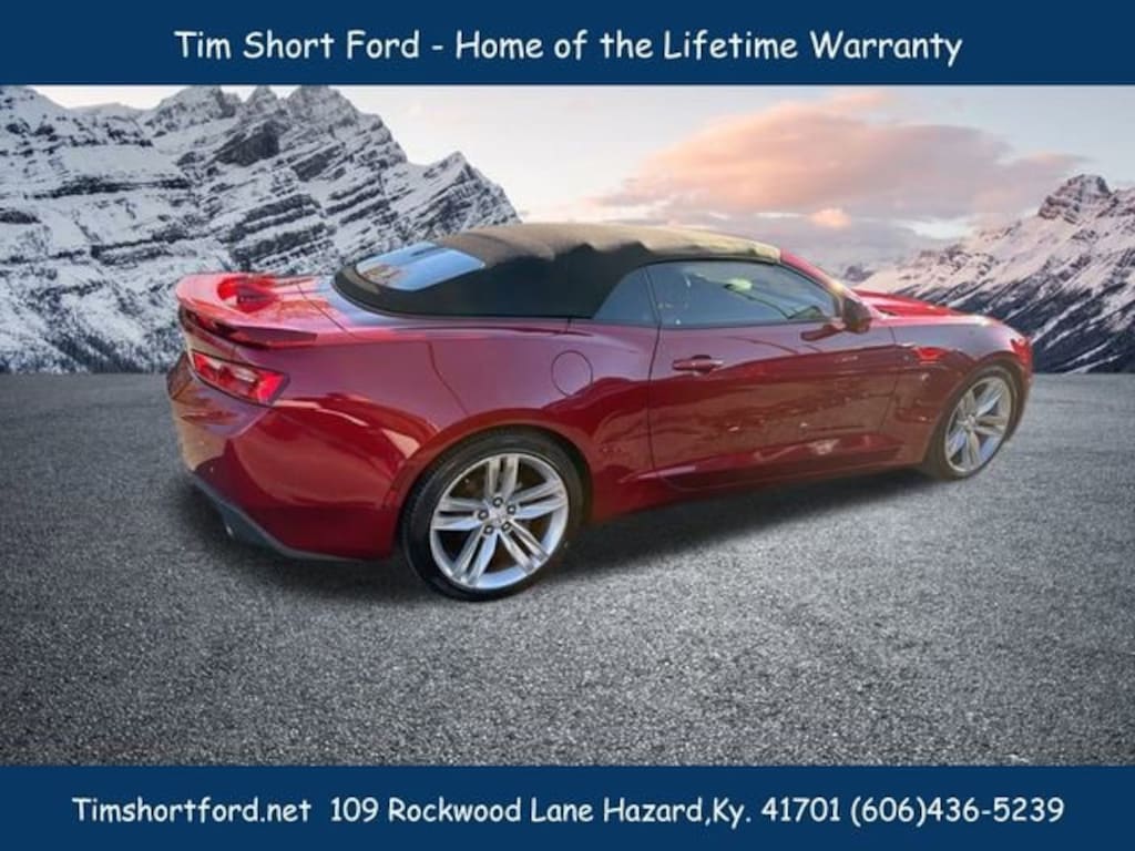 Used 2018 Chevrolet Camaro LT w/2LT Convertible