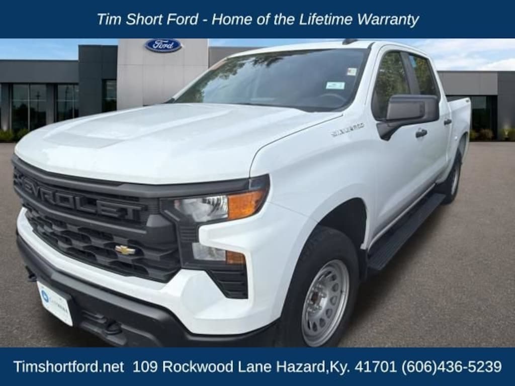 Used 2024 Chevrolet Silverado 1500 WT Crew Cab Short Bed Truck