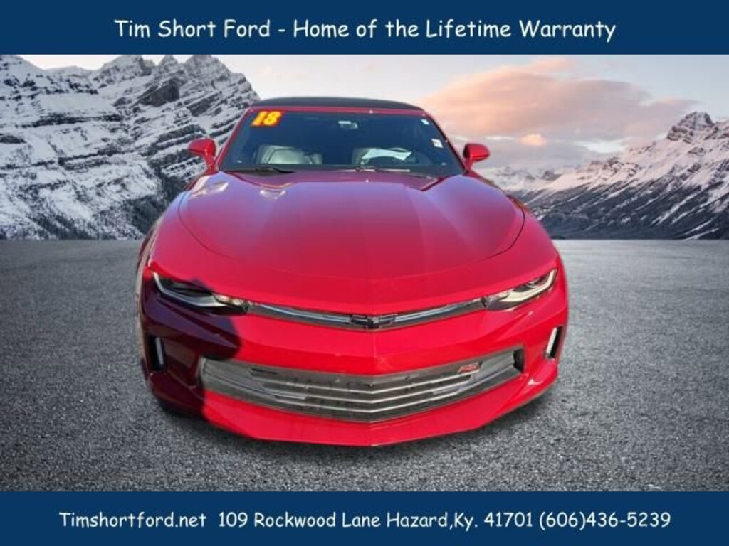 Used 2018 Chevrolet Camaro LT w/2LT Convertible