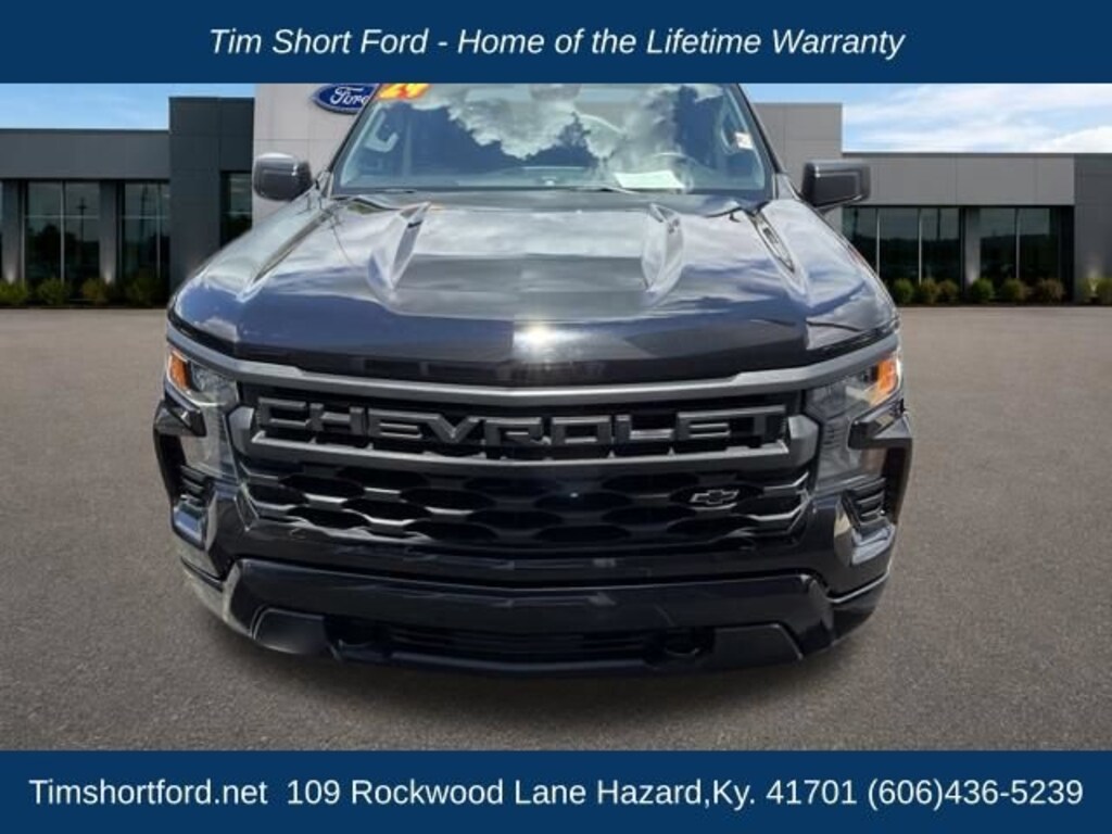 Used 2024 Chevrolet Silverado 1500 Custom Crew Cab Short Bed Truck