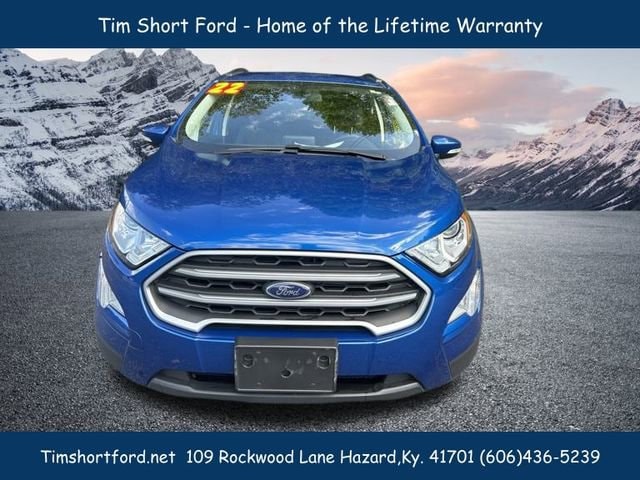 Used 2022 Ford EcoSport SE with VIN MAJ6S3GL7NC469541 for sale in Hazard, KY