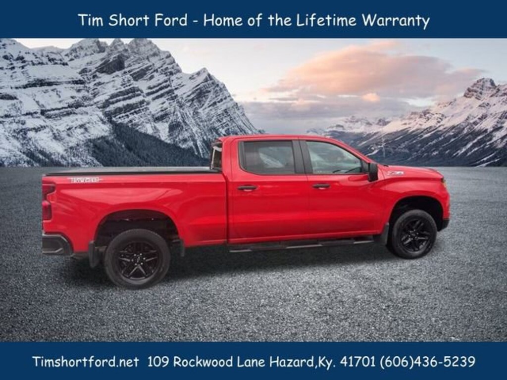 Used 2023 Chevrolet Silverado 1500 Custom Trail Boss Crew Cab Truck