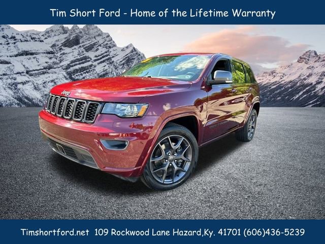 Used 2021 Jeep Grand Cherokee 80th Edition with VIN 1C4RJFBG1MC602556 for sale in Hazard, KY