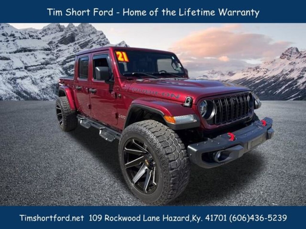 Used 2021 Jeep Gladiator Rubicon Crew Cab Short Bed Truck