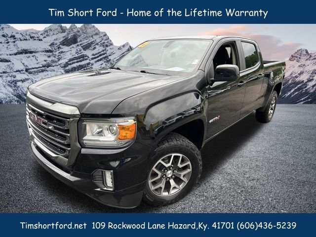 Used 2021 GMC Canyon AT4 with VIN 1GTG6FEN4M1209309 for sale in Hazard, KY