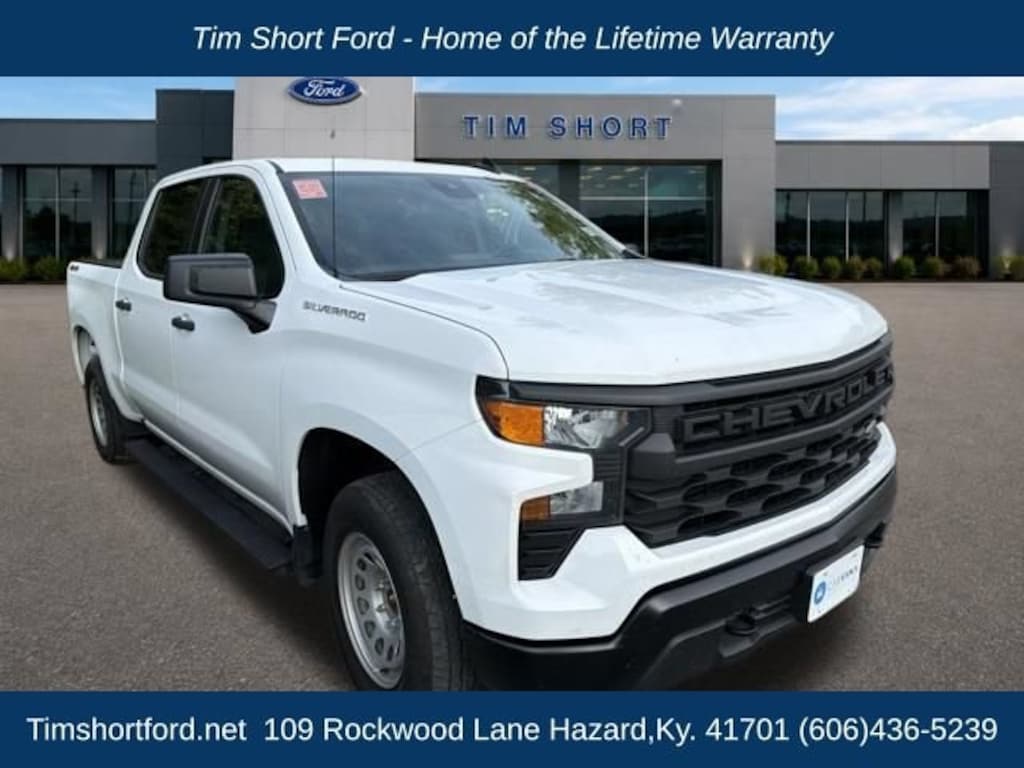 Used 2024 Chevrolet Silverado 1500 WT Crew Cab Short Bed Truck