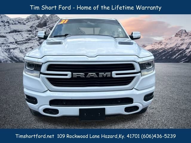 Used 2021 RAM Ram 1500 Pickup Laramie with VIN 1C6SRFJT1MN633598 for sale in Hazard, KY