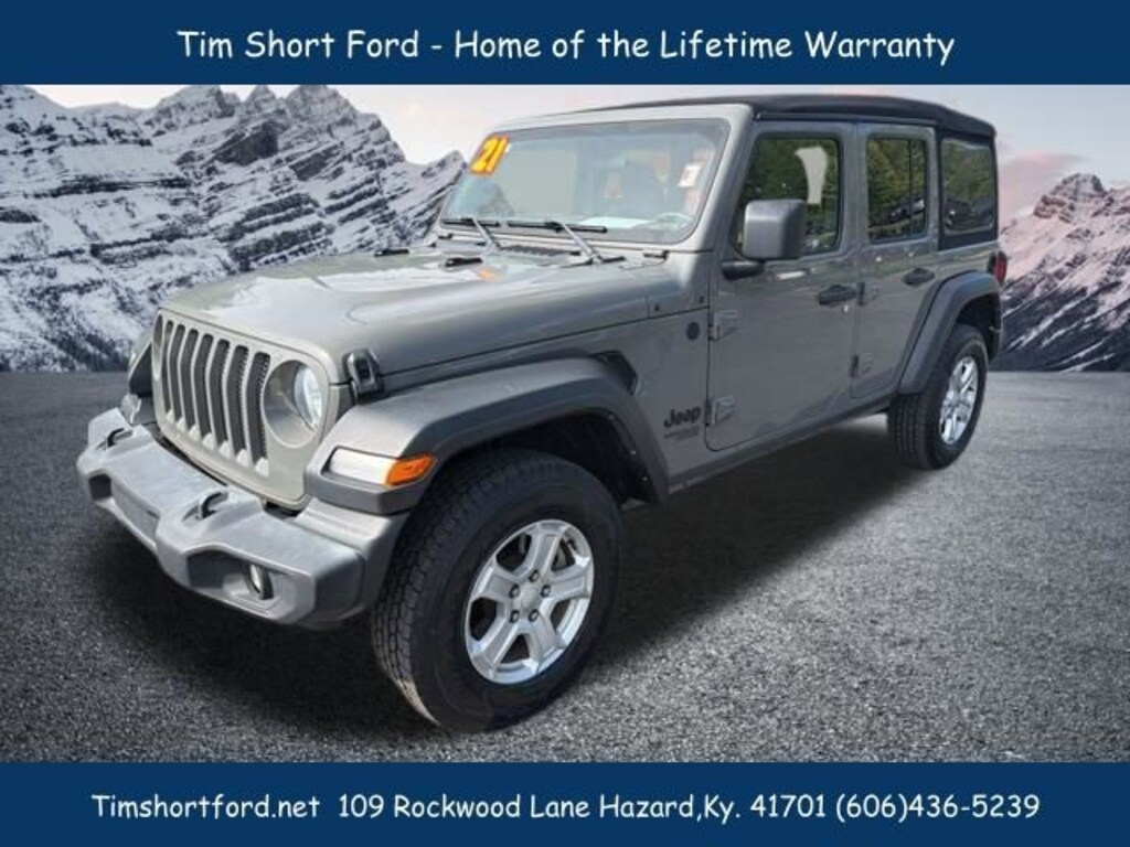 Used 2021 Jeep Wrangler Unlimited Sport SUV