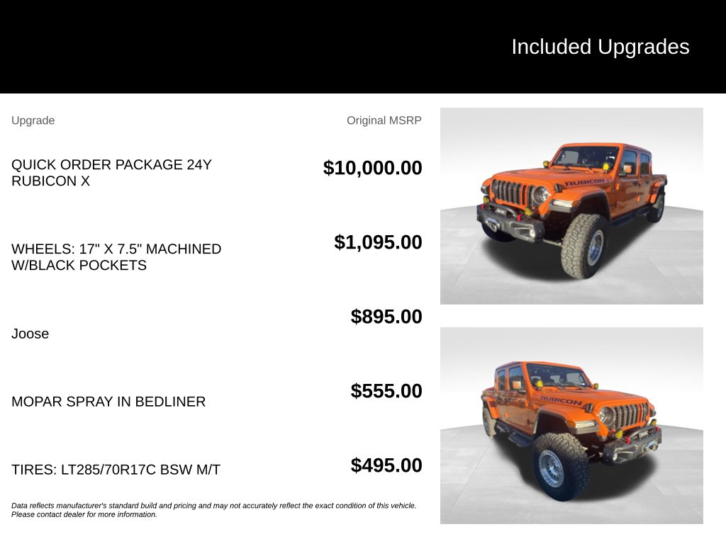 Used 2025 Jeep Gladiator Rubicon Truck