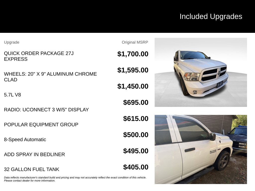 Used 2017 Ram 1500 Express Truck