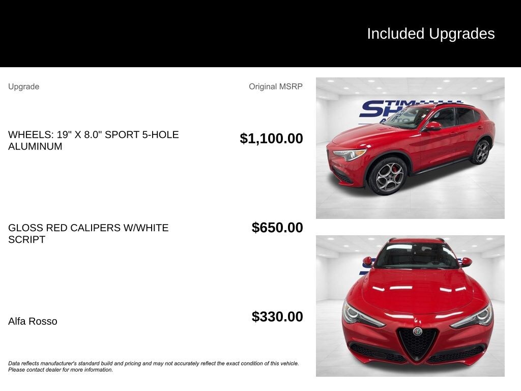 Used 2022 Alfa Romeo Stelvio Sprint SUV
