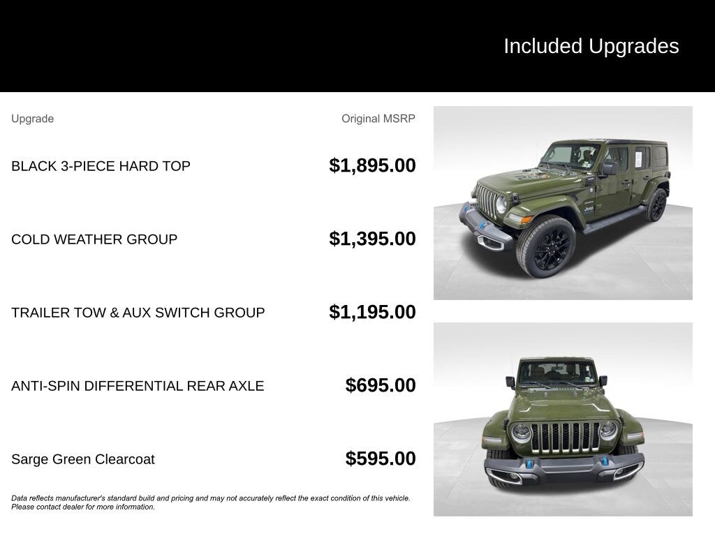 Used 2023 Jeep Wrangler Sahara 4xe SUV