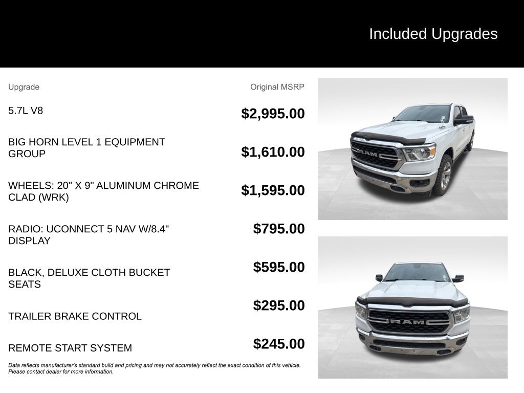 Used 2022 Ram 1500 Big Horn/Lone Star Truck