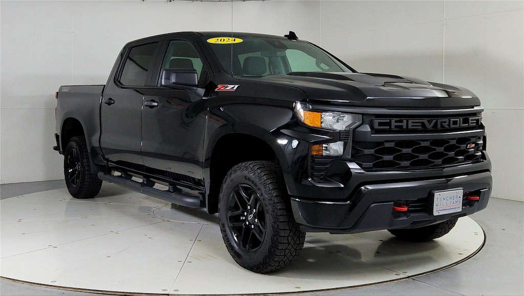 Used 2024 Chevrolet Silverado 1500 Custom Trail Boss Truck Crew Cab