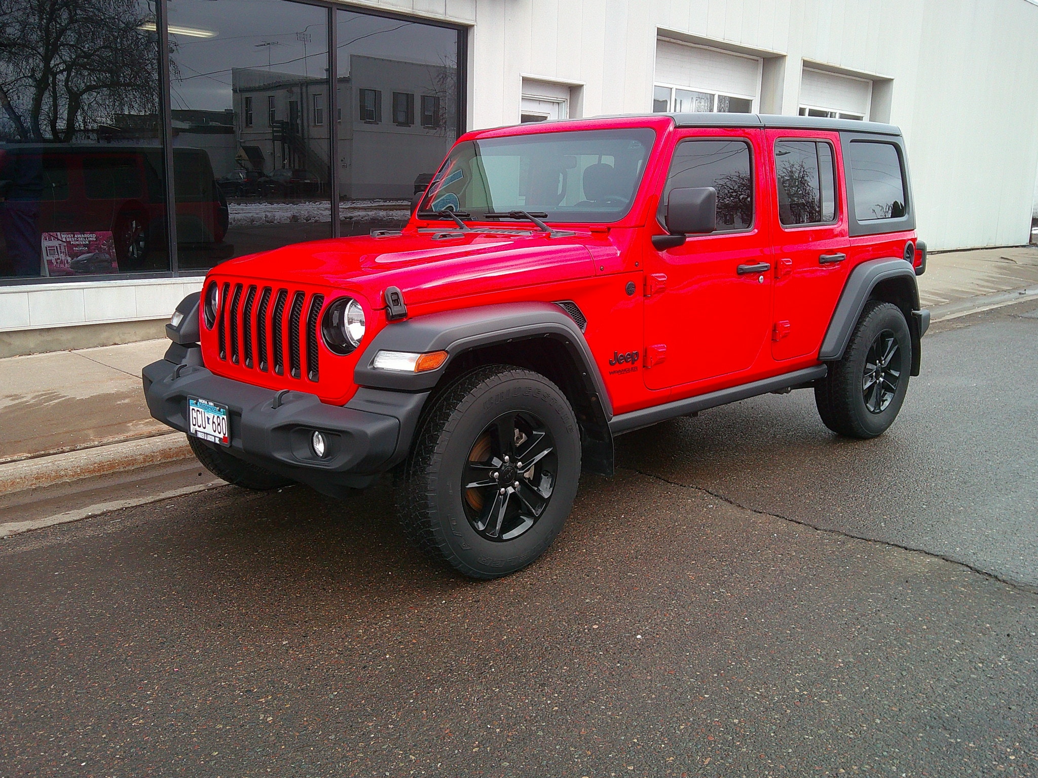 Used 2021 Jeep Wrangler Unlimited Altitude with VIN 1C4HJXDGXMW787106 for sale in Mora, Minnesota