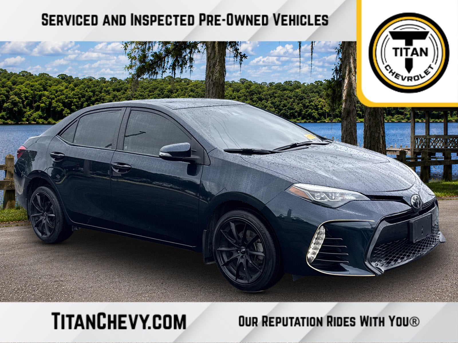 Used 2017 Toyota Corolla SE with VIN 2T1BURHE1HC748324 for sale in Starke, FL