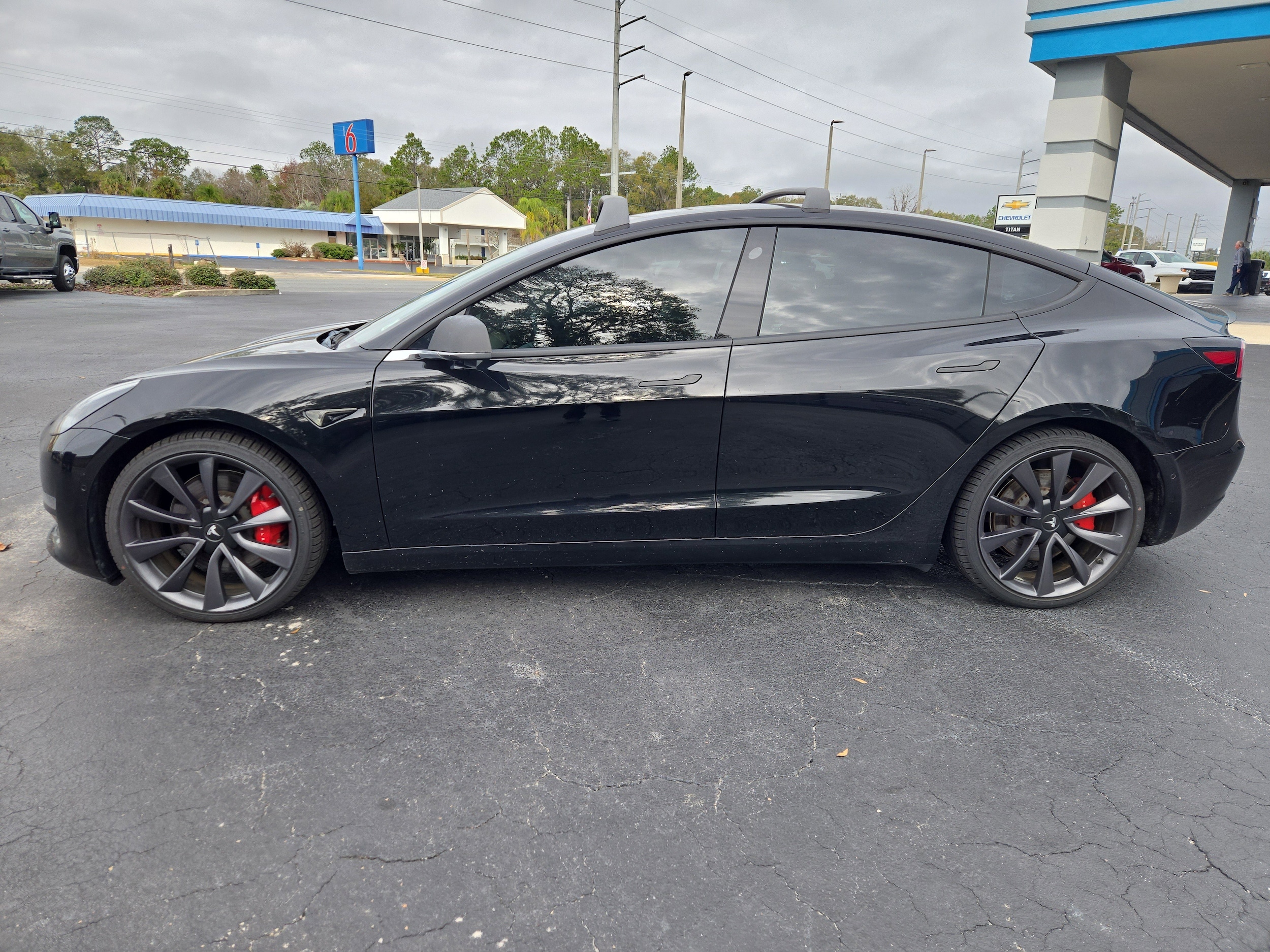 Used 2020 Tesla Model 3 Base with VIN 5YJ3E1EC9LF623520 for sale in Starke, FL