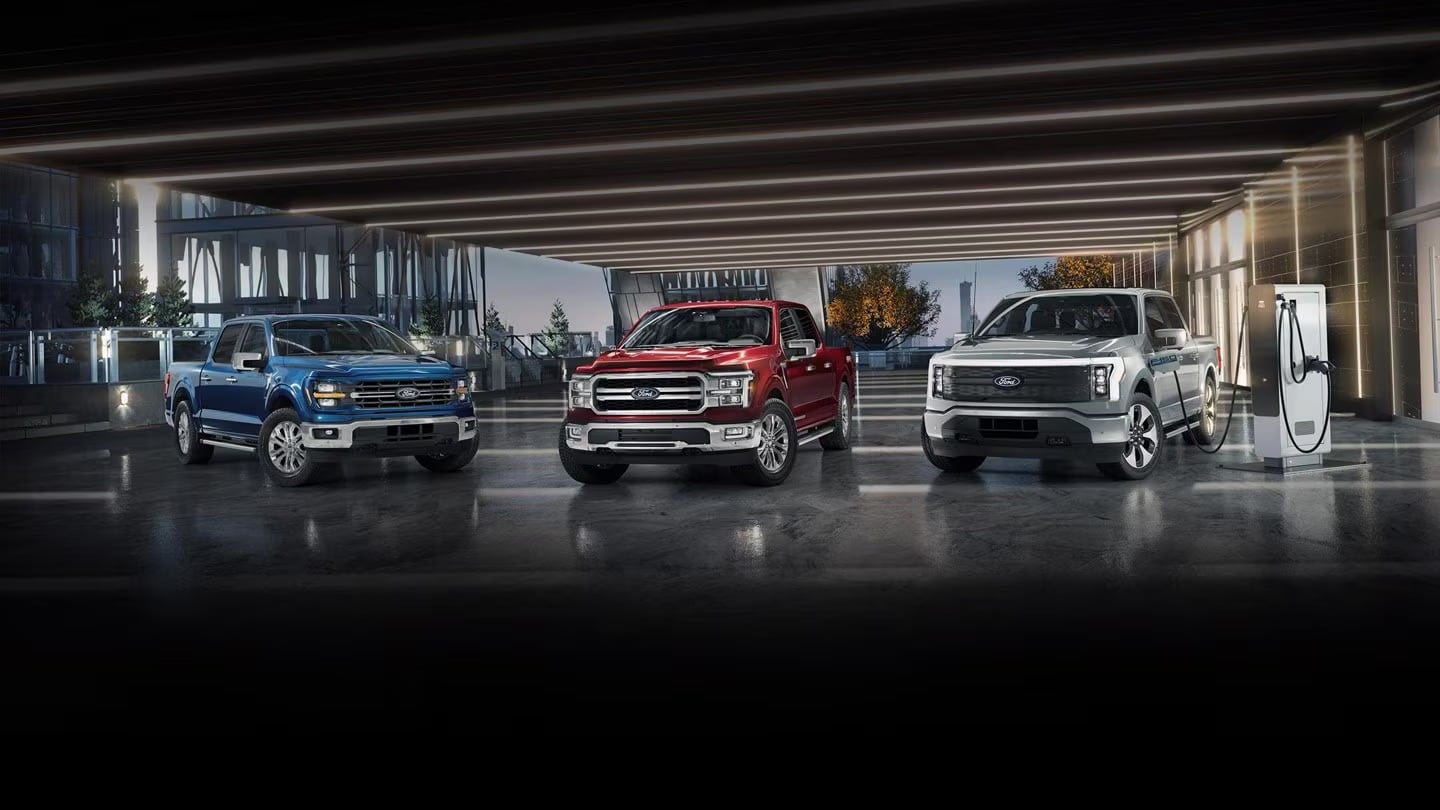 2025 Ford Truck lineup comparison.