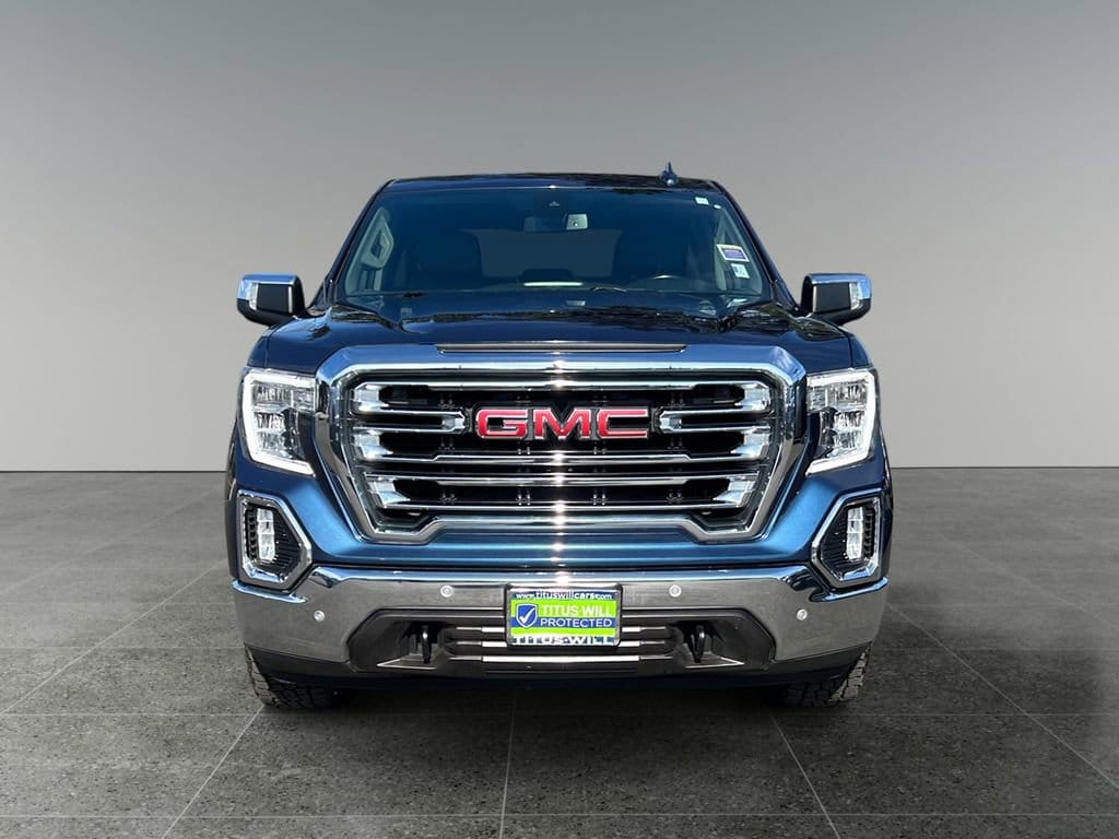 Used 2021 GMC Sierra 1500 SLT with VIN 3GTU9DEDXMG203294 for sale in Tacoma, WA