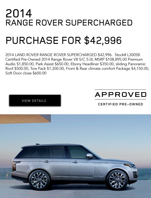 Certified PreOwned Specials Available at Land Rover Nashville