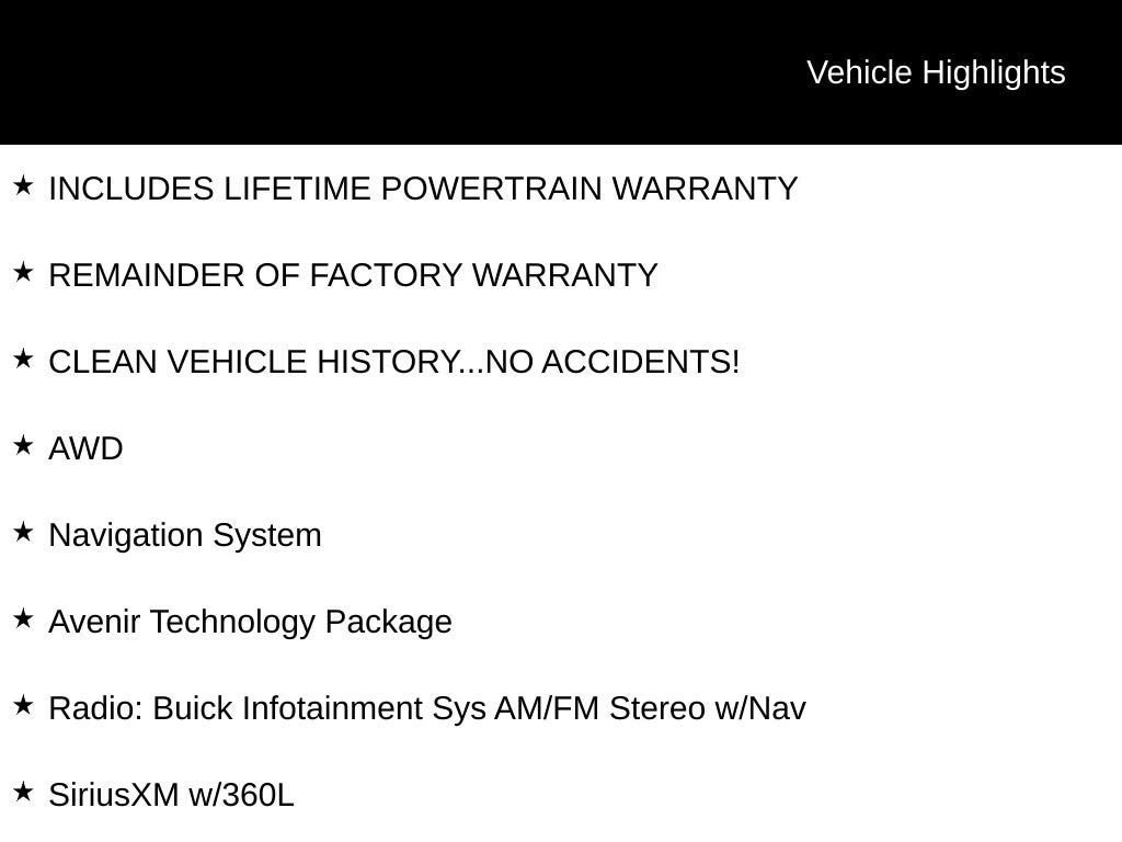 2023 Buick Enclave SUV 