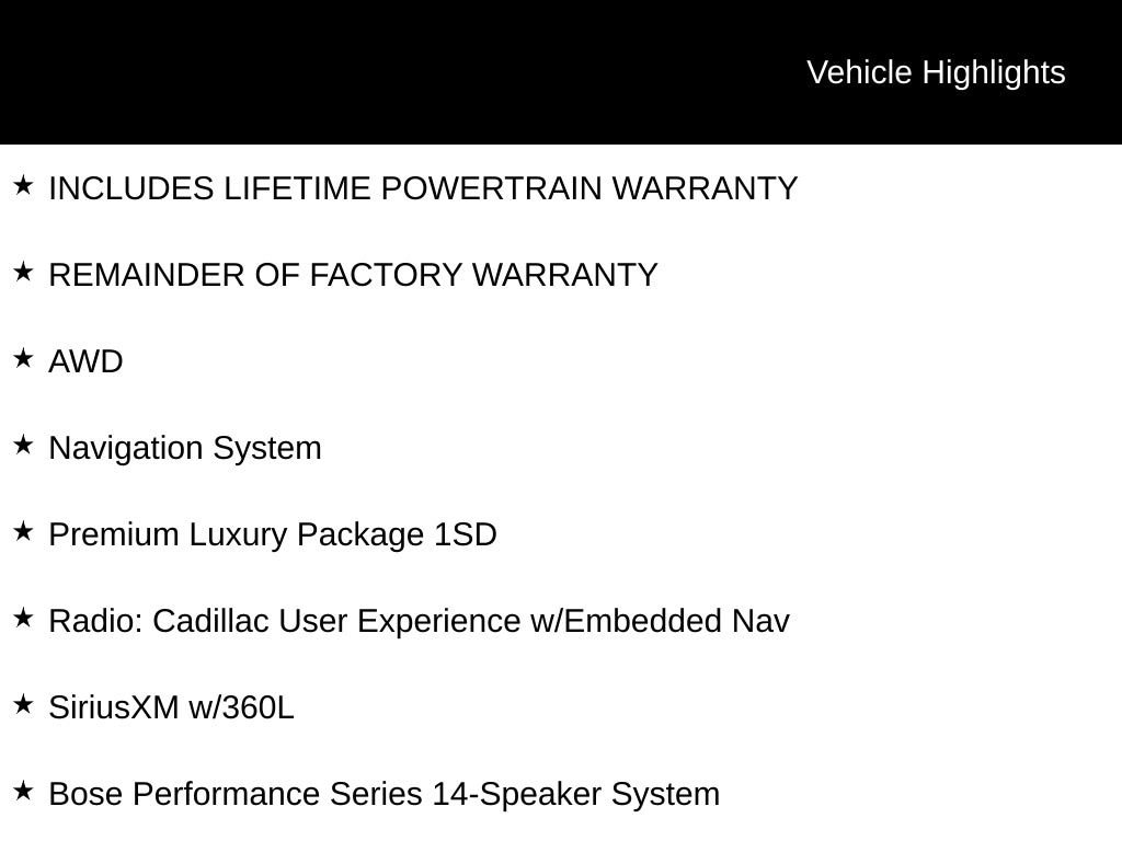 2024 Cadillac XT5 Premium Luxury