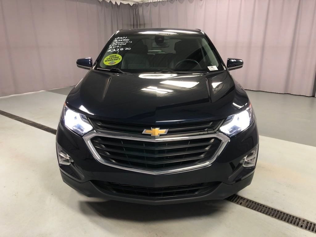 Used 2021 Chevrolet Equinox LT with VIN 3GNAXUEV5MS103612 for sale in Lima, OH