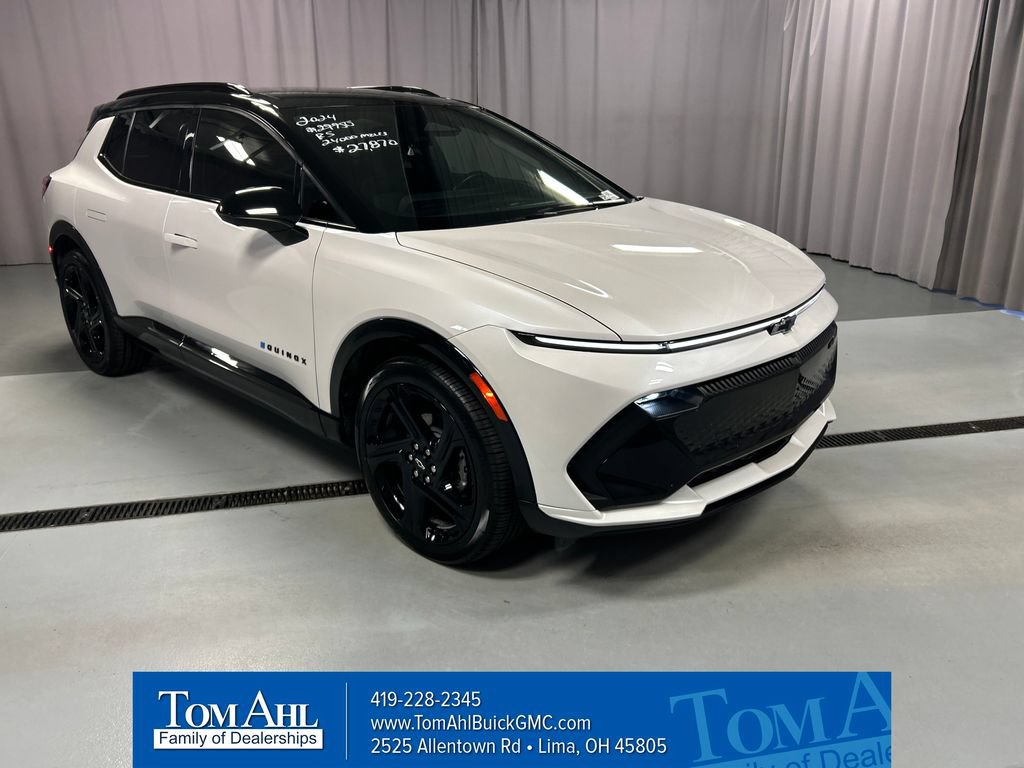Used 2024 Chevrolet Equinox EV RS with VIN 3GN7DSRP2RS281603 for sale in Lima, OH